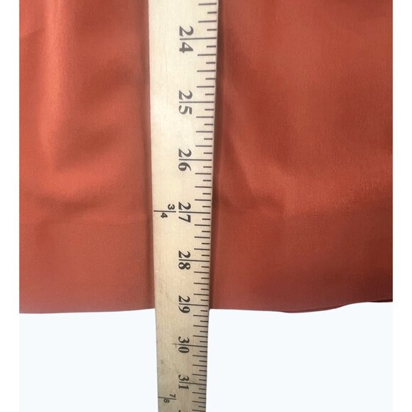 Athleta Womens Arrival Skirt Orange Knee-Length W/ Pockets Size 10 Lightweight - Picture 8 of 16